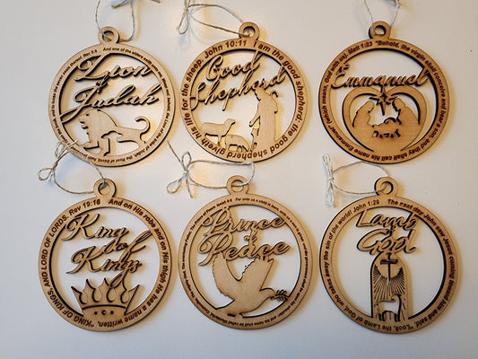 Names of Jesus Ornament